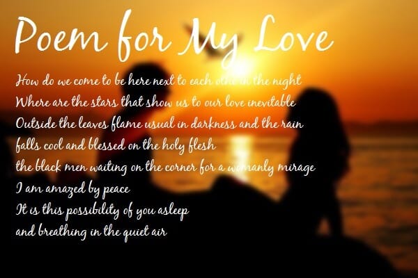 Romantic poems for your boyfriend