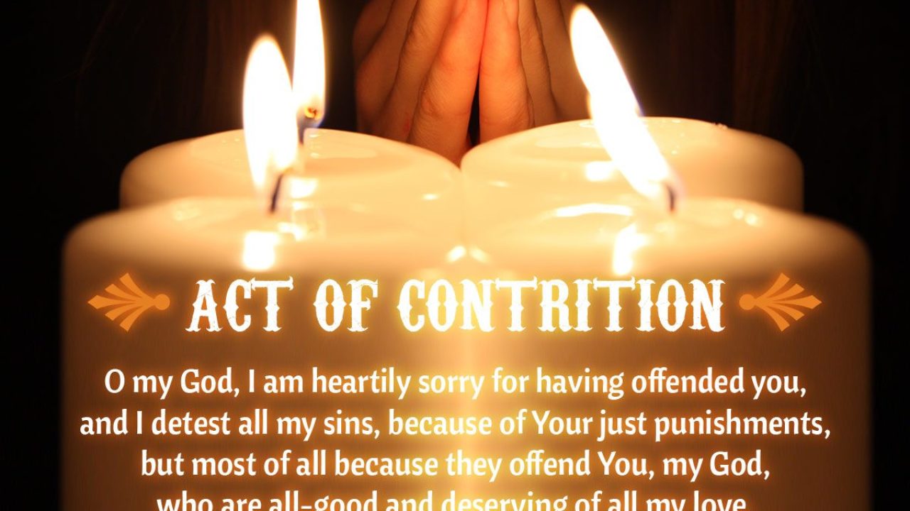 How To Do An Act Of Contrition