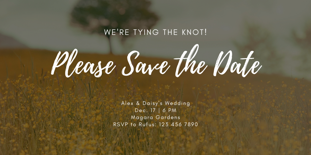 Save the Date Card Design 9