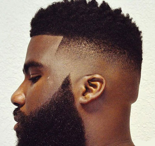 Fade with Beard - Haircut for Black Men