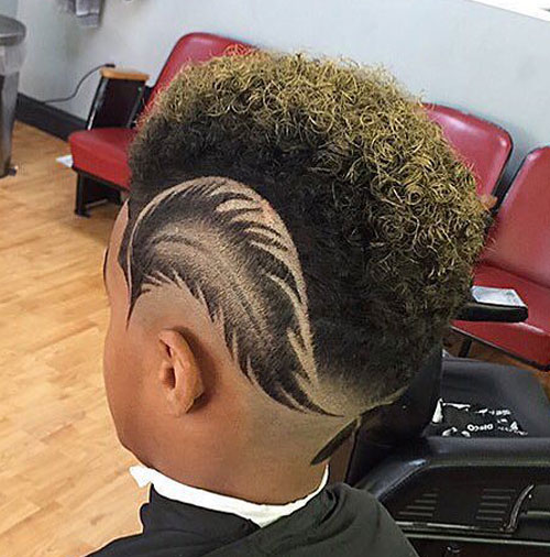 Faux Hawk Fade - Haircut for Black Men