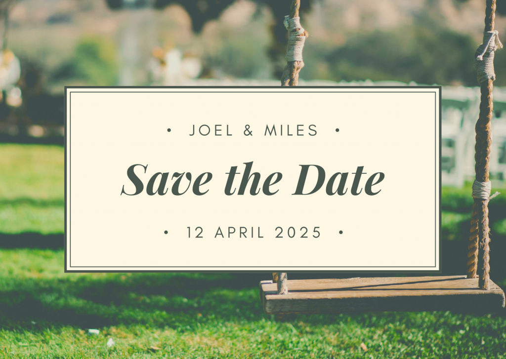 Save the Date Card Design 8 Save the Date Card Design 8