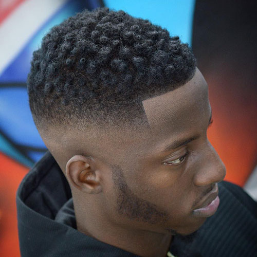 Temp Fade + Sponge Twists - Haircut for Black Men Temp Fade + Sponge Twists - Haircut for Black Men