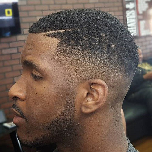 Waves + Fade - Haircut for Black Men
