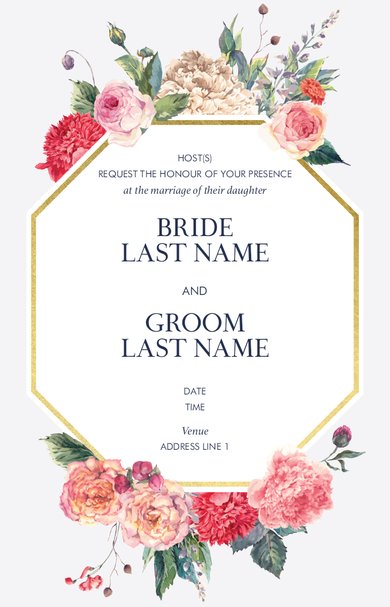 Wedding Invitation Card Sample 42 Wedding Invitation Card Sample 42