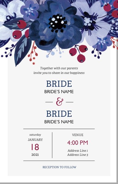 Wedding Invitation Card Sample 36