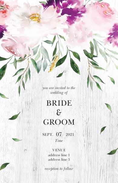 Wedding Invitation Card Sample 35