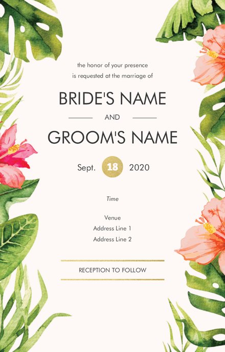 Wedding Invitation Card Sample 34 Wedding Invitation Card Sample 34