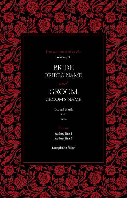 Wedding Invitation Card Sample 33