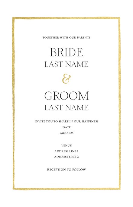 Wedding Invitation Card Sample 28