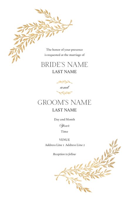 Wedding Invitation Card Sample 25