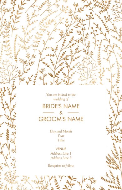 Wedding Invitation Card Sample 21