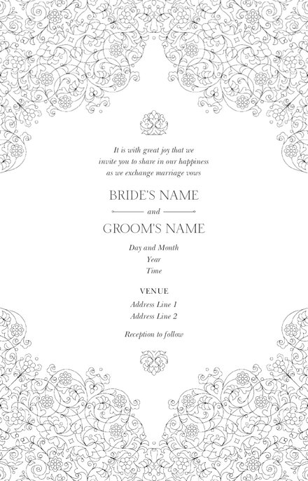 Wedding Invitation Card Sample 20