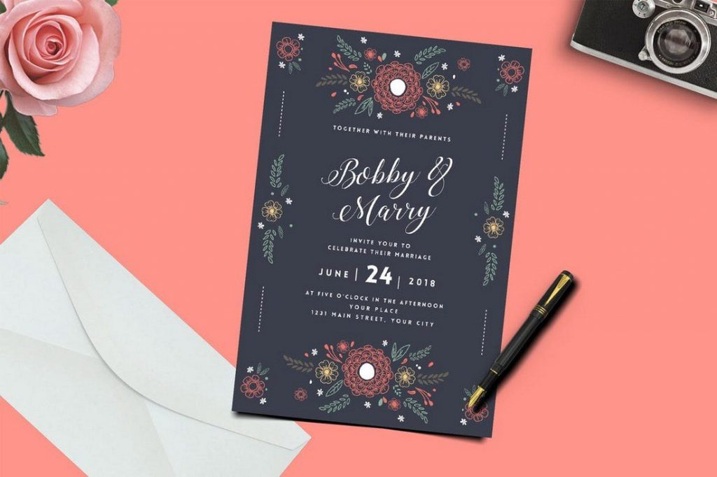 Wedding Invitation Card Sample 11 Wedding Invitation Card Sample 11