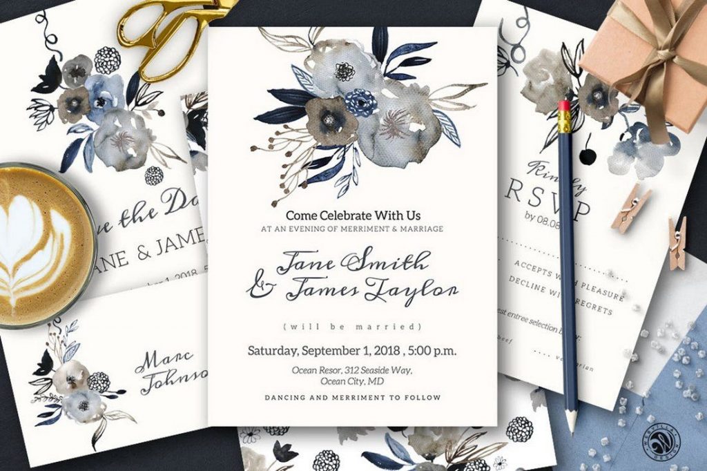 Wedding Invitation Card Sample 8