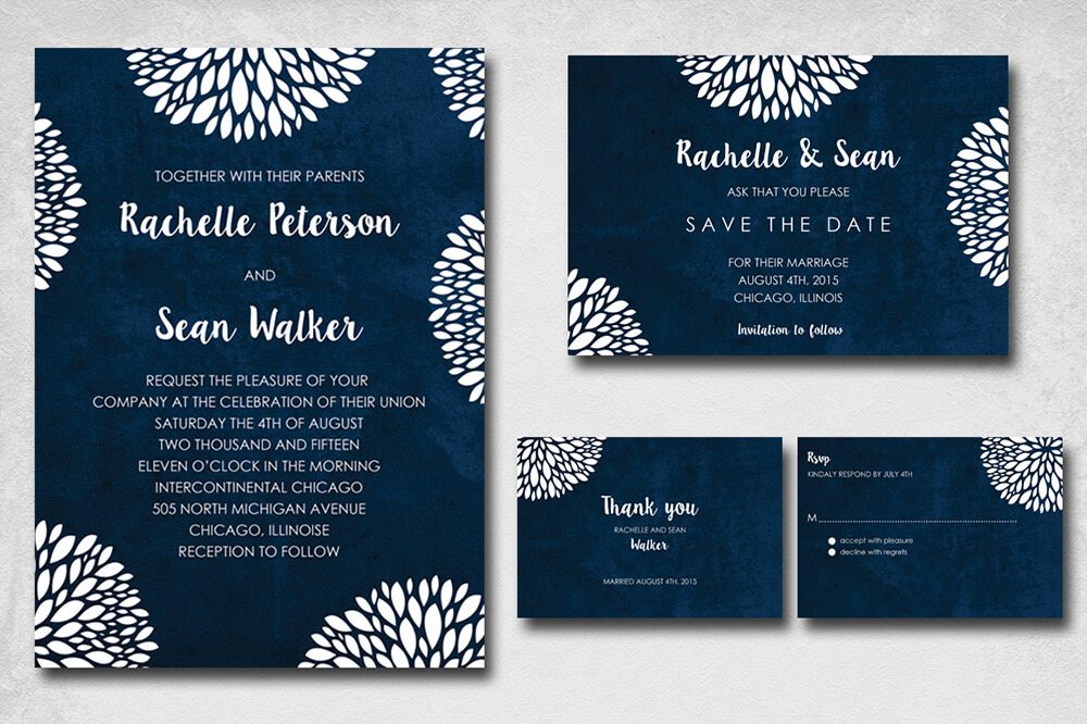 Wedding Invitation Card Sample 5