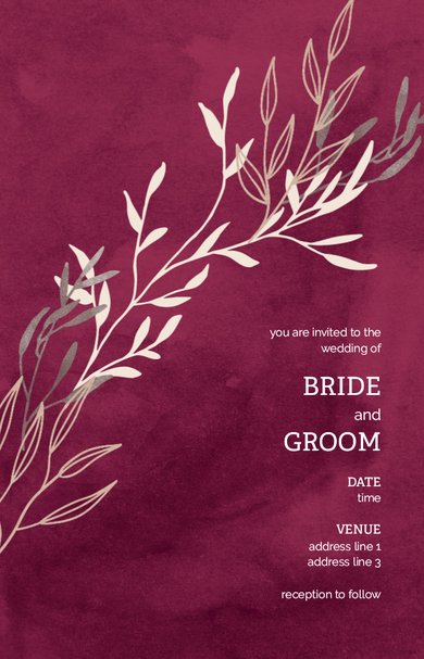 Wedding Invitation Card Sample 48