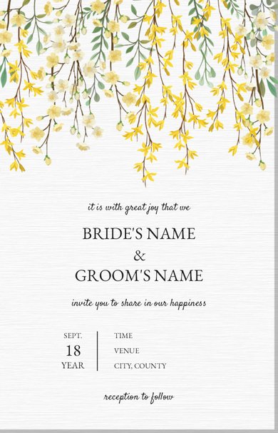 Wedding Invitation Card Sample 47