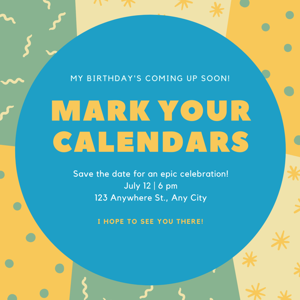 Save the Date Card Design 5