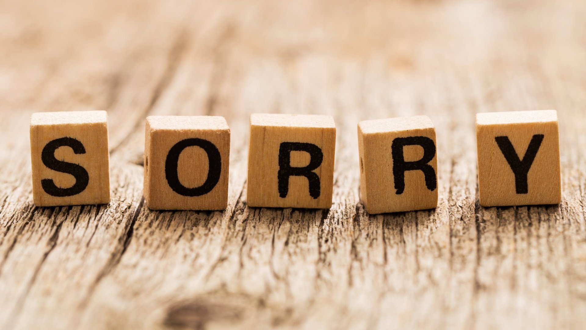 Saying sorry the things for wrong ‘Sorry’ Means