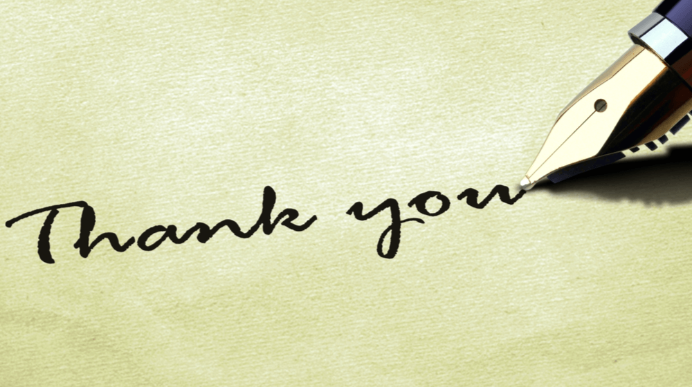 Thank You Letter for Money / Financial Support
