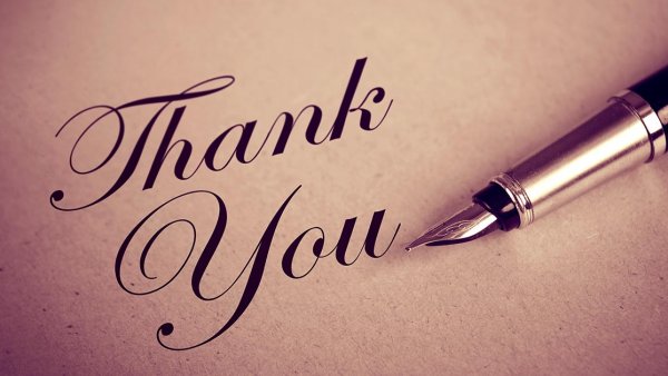 Thank You Letters to Customers for Their Business / Support